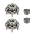 Set of 2 NTN Front Wheel Bearing & Hub Assemblies for Ford Mustang (RWD)