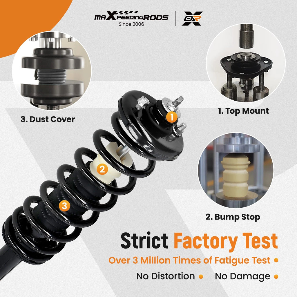 2X Rear Struts & Shocks Assembly for Honda Accord (2003–2007) & Acura TL (2004–2008)