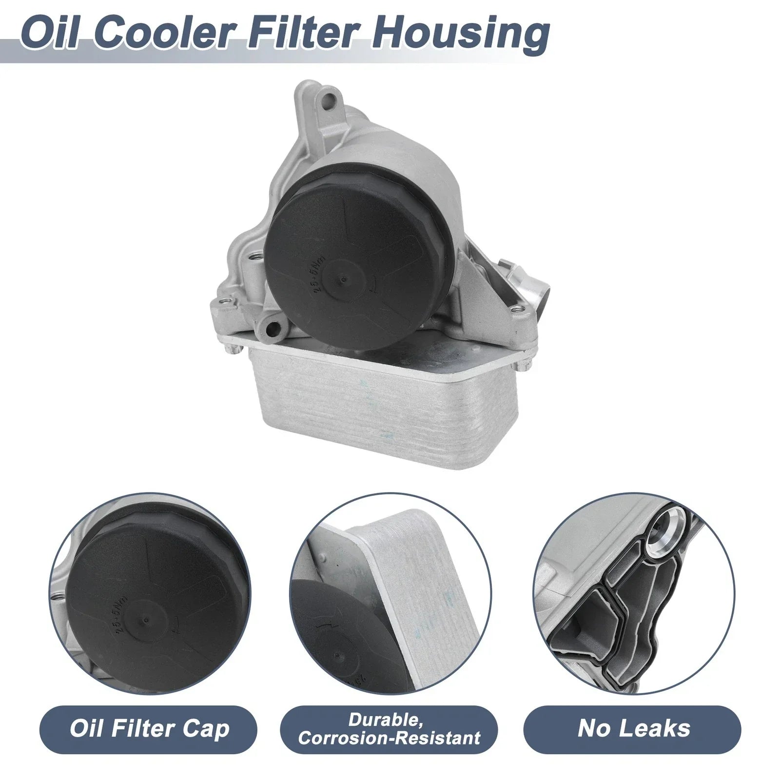 Engine Oil Filter Housing 2.0L for BMW E91 328i (2010-2012)