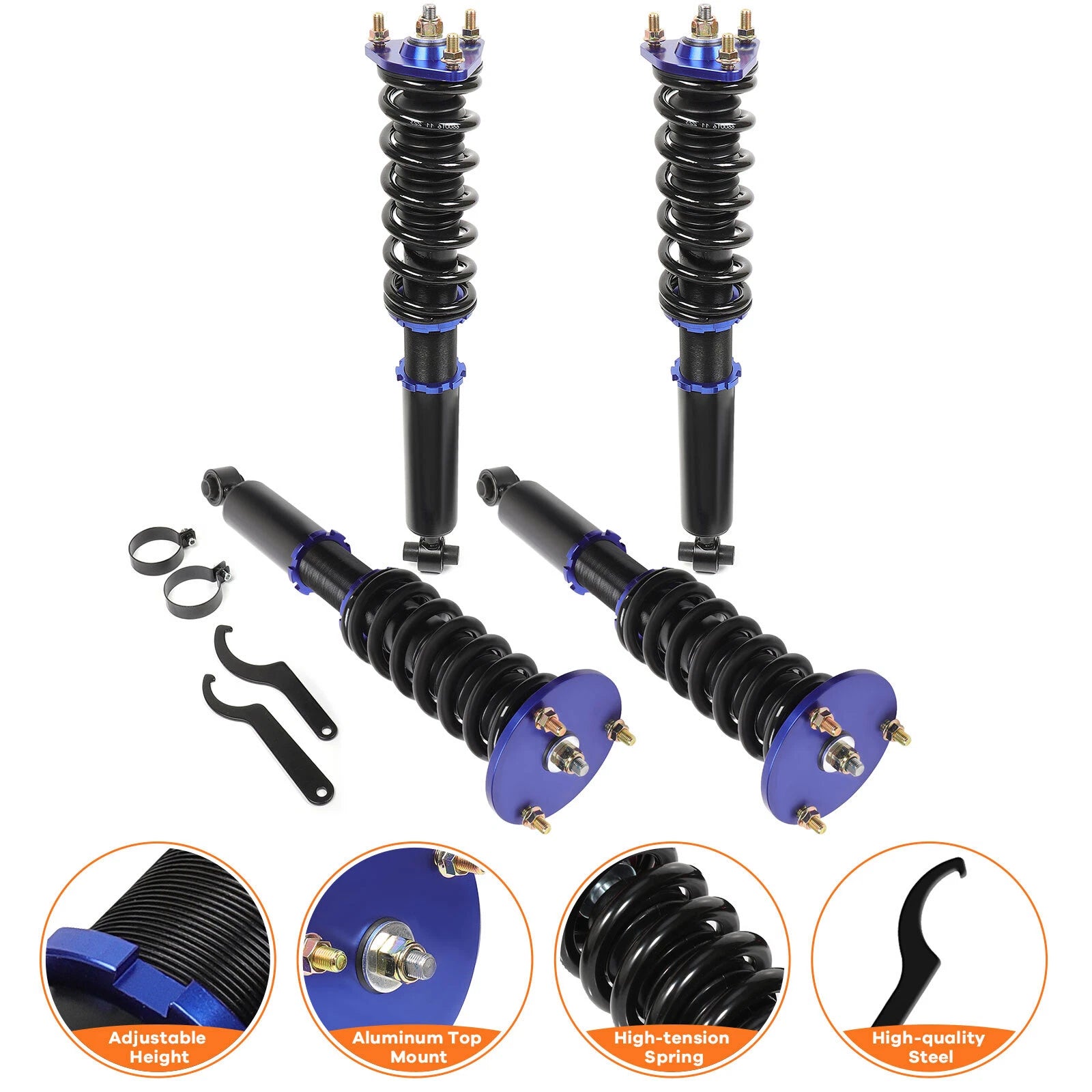 Coilovers for Lexus IS250 IS350 RWD (2006–2013) Adjustable Height