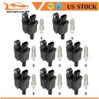 Set of 8 Ignition Coils and Spark Plugs for GMC Yukon XL (2015–2020)