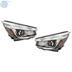 Set of 2 LED Headlights for Subaru Forester (2019-2020) Chrome