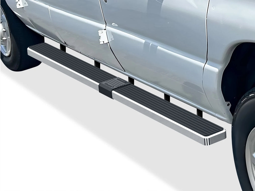 5in Stainless Steel Running Boards for Ford Econoline (1999–2014)