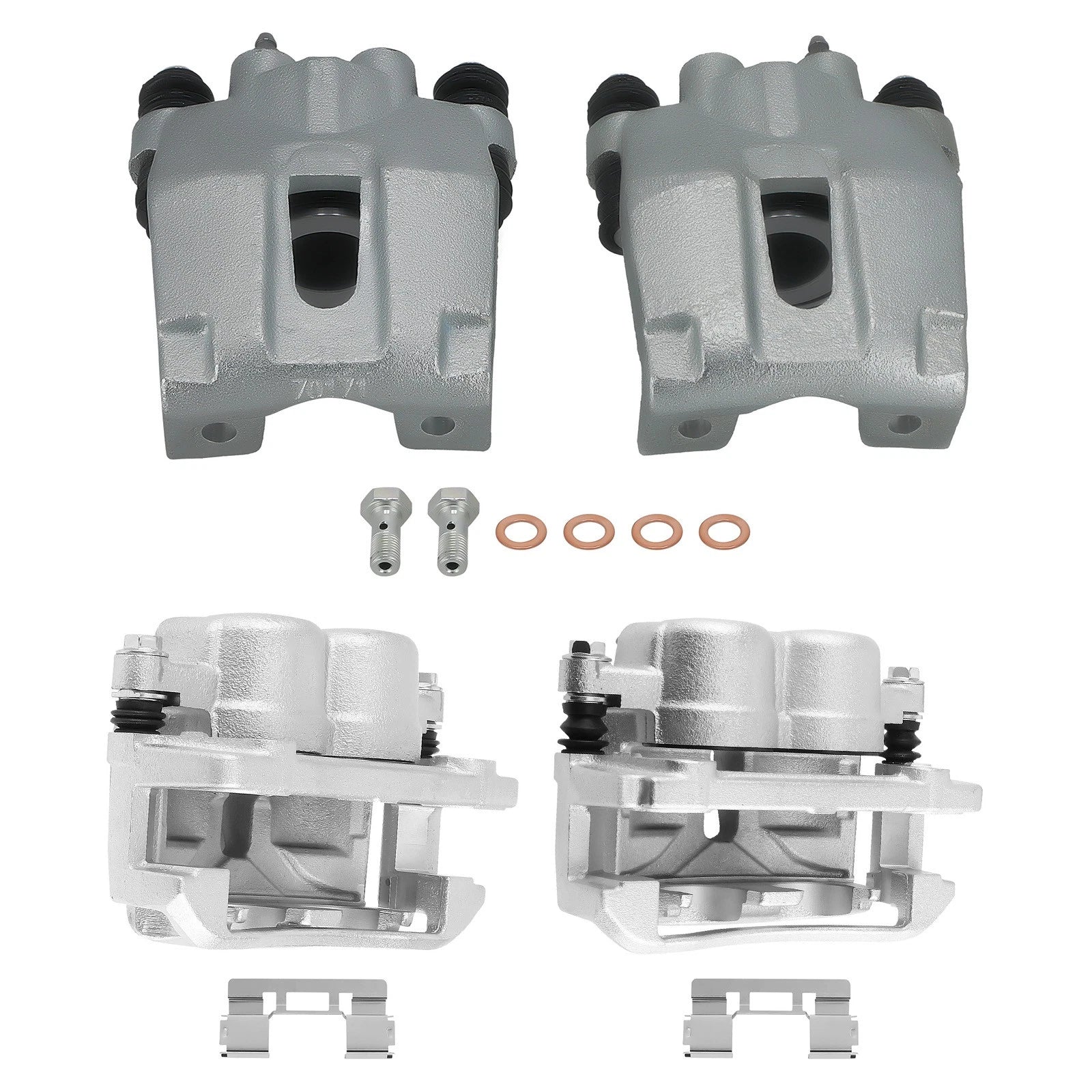 Front Rear Brake Caliper Set for Ford F-150 and Lincoln Mark LT (2005–2008)