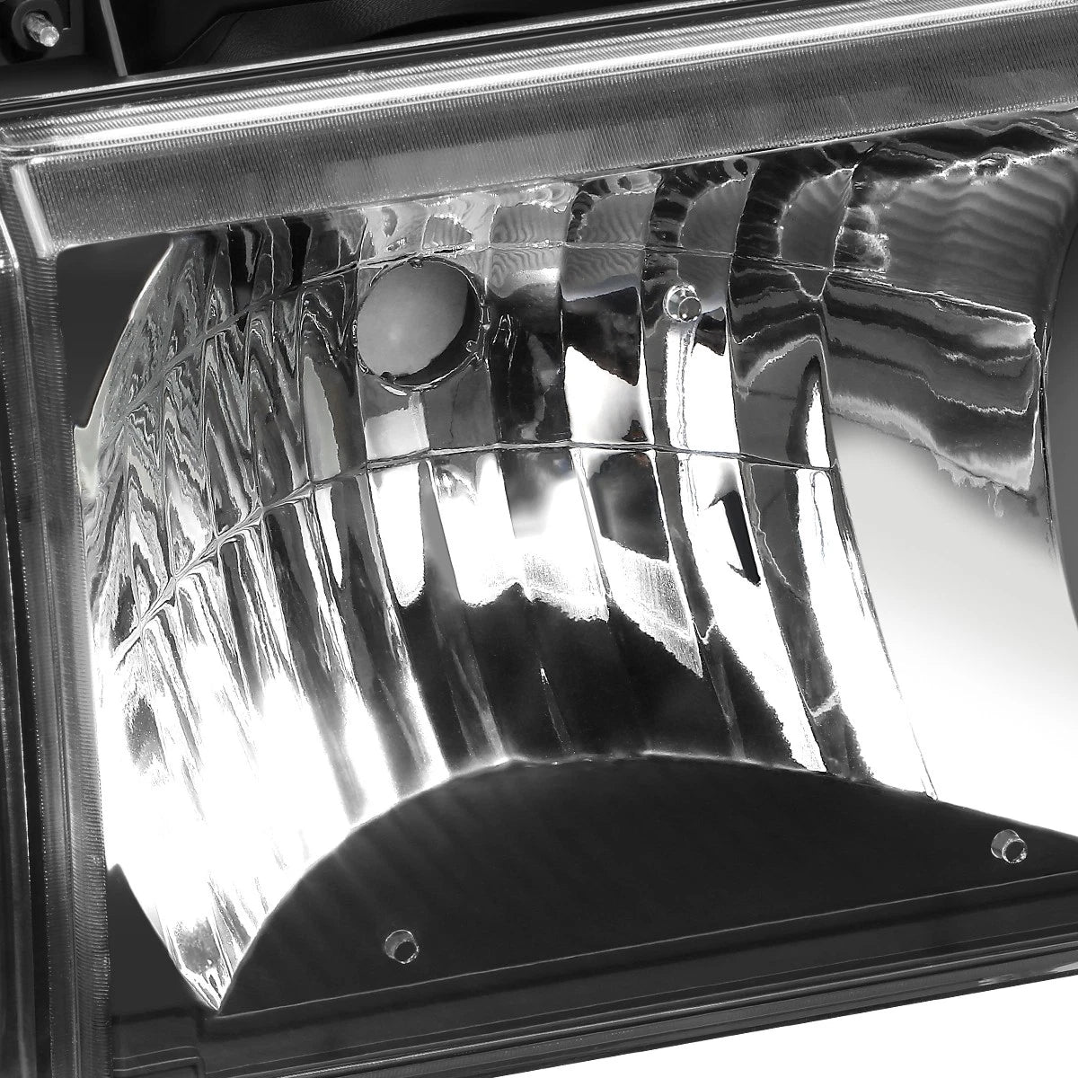 Headlight Corner Lamp Set for Ford F150 F250 F350 Bronco (1987–1991) Black/Clear