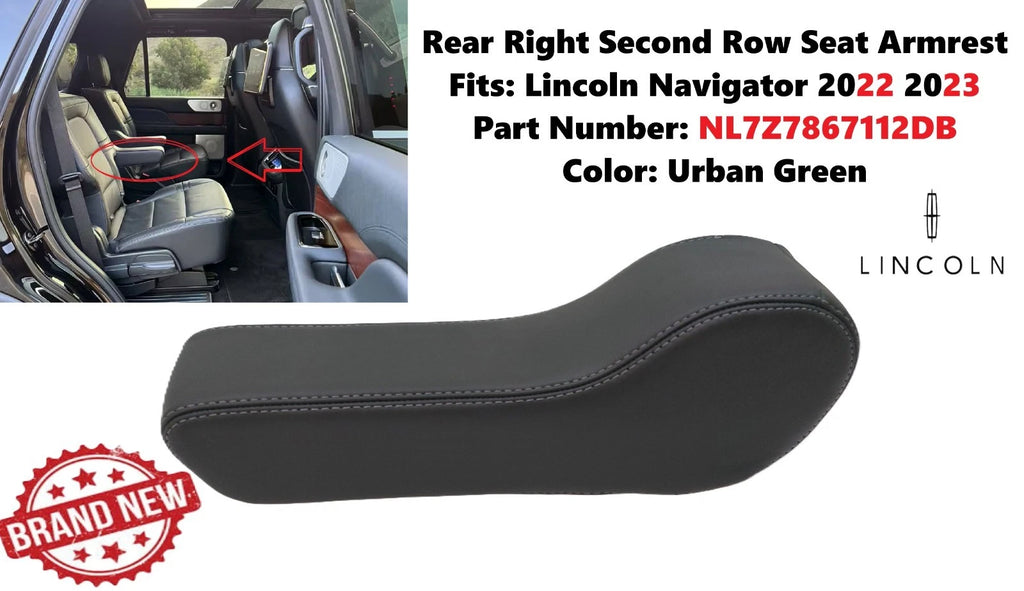 Armrest for Lincoln Navigator (2022–2023) - Rear Right 2nd Row NL7Z7867112DB