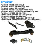 2-4" Differential Drop Lift Kit for GMC/Chevy K1500/K2500 4WD (1988–1999)