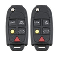 2 Key Fob Remote Shell Cases for Volvo V70 S60 XC70 (2000–2007)