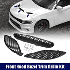 Hood Bezel Trim Grill Kit for Dodge Charger (2015–2020) 68202462AB