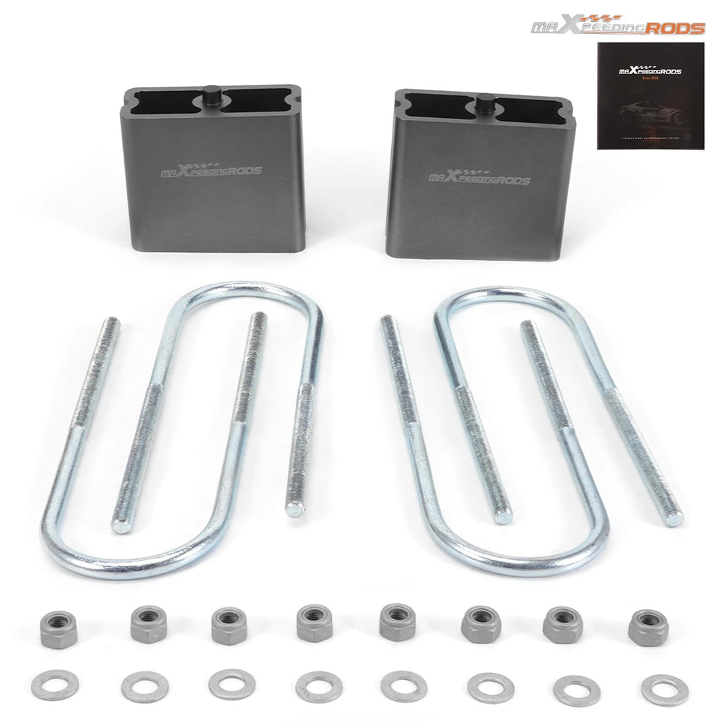 4" Drop Lowering Blocks Kit for Mini Pickups & Trucks w/3" Axle Tube