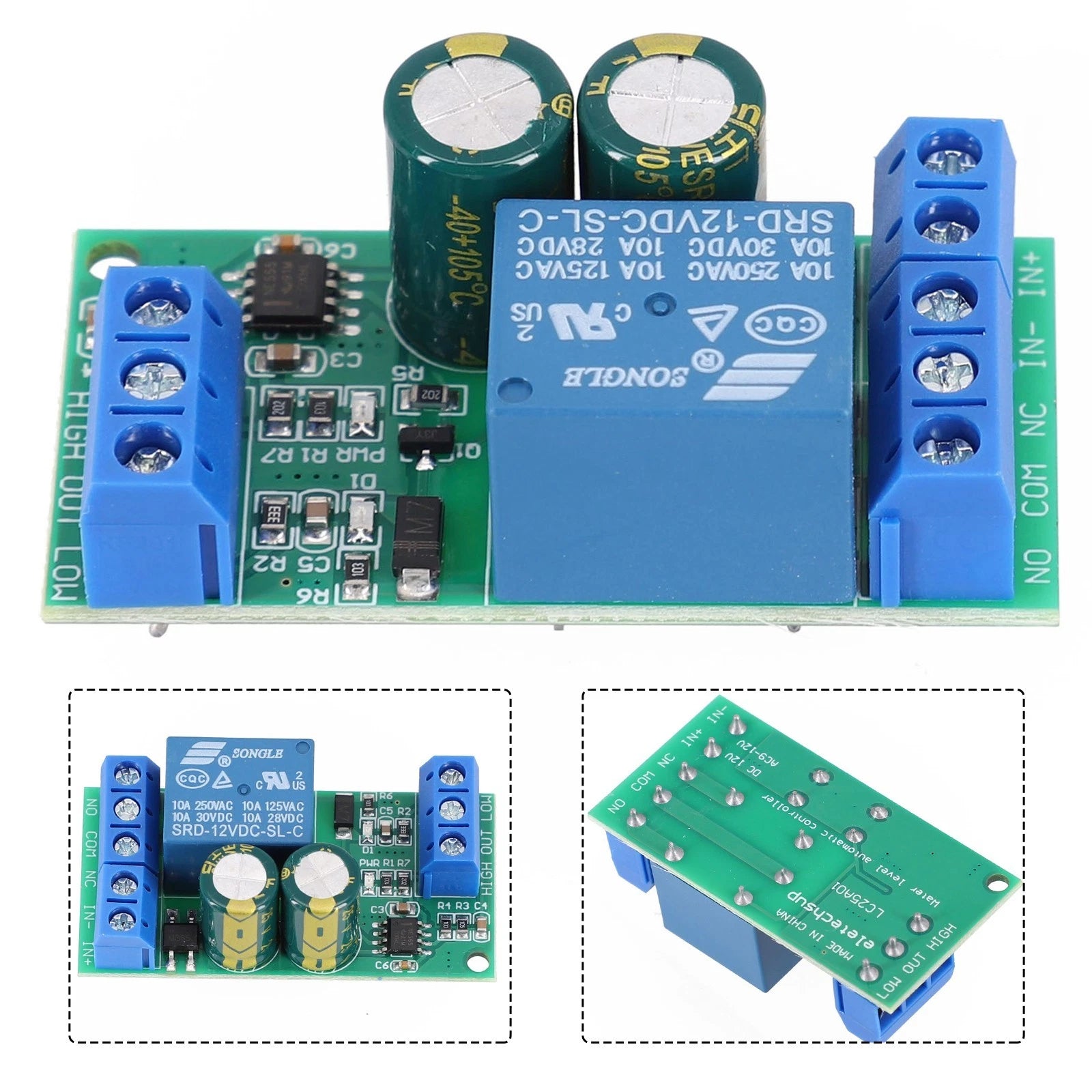 Water Level Controller Relay Board for DC 12V AC 9V (1 Pc)