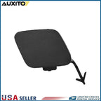 Set of 4 Front Tow Eye Hook Cover Caps for Audi Q7 (2017–2019) 4M0807241B4W3 Black