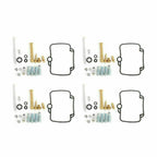 4X Carburetor Rebuild Kit for Suzuki Bandit 400 (1991–1999)