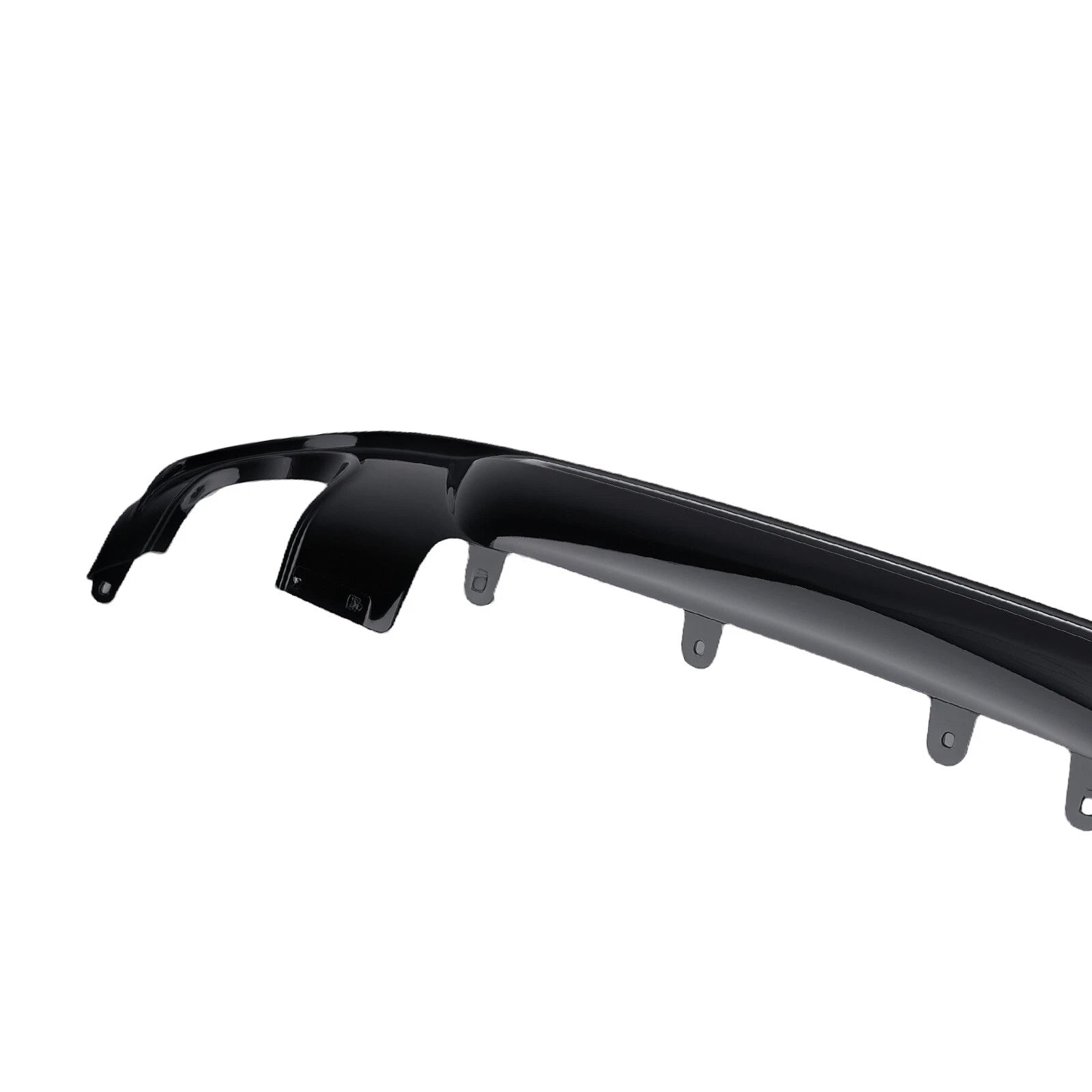 Rear Bumper Diffuser Lip Spoiler for BMW X1 (2016-2021) Glossy Black