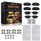 Brake Pads Set of 4 for Toyota Prius (2010–2020) D1184