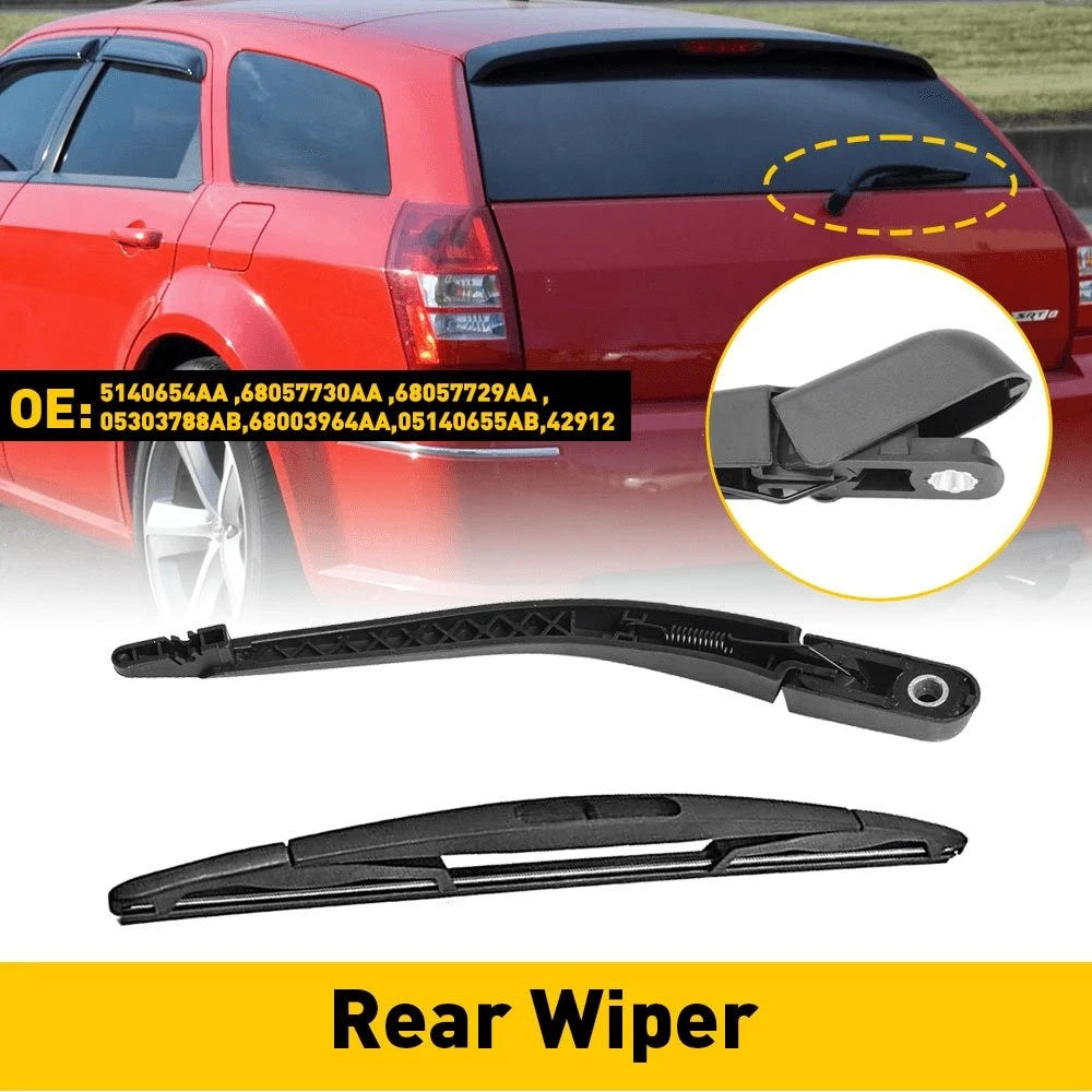 Rear Windshield Wiper Arm and Blade Set for Dodge Magnum (2005–2009)