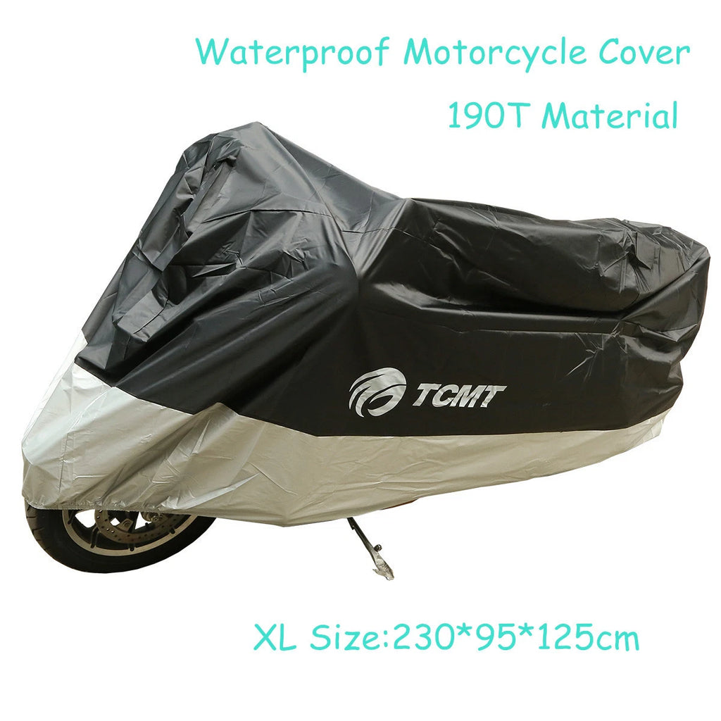 Motorcycle Cover for Harley (M, L, XL, XXL, XXXL) Waterproof Rain Dust Protector