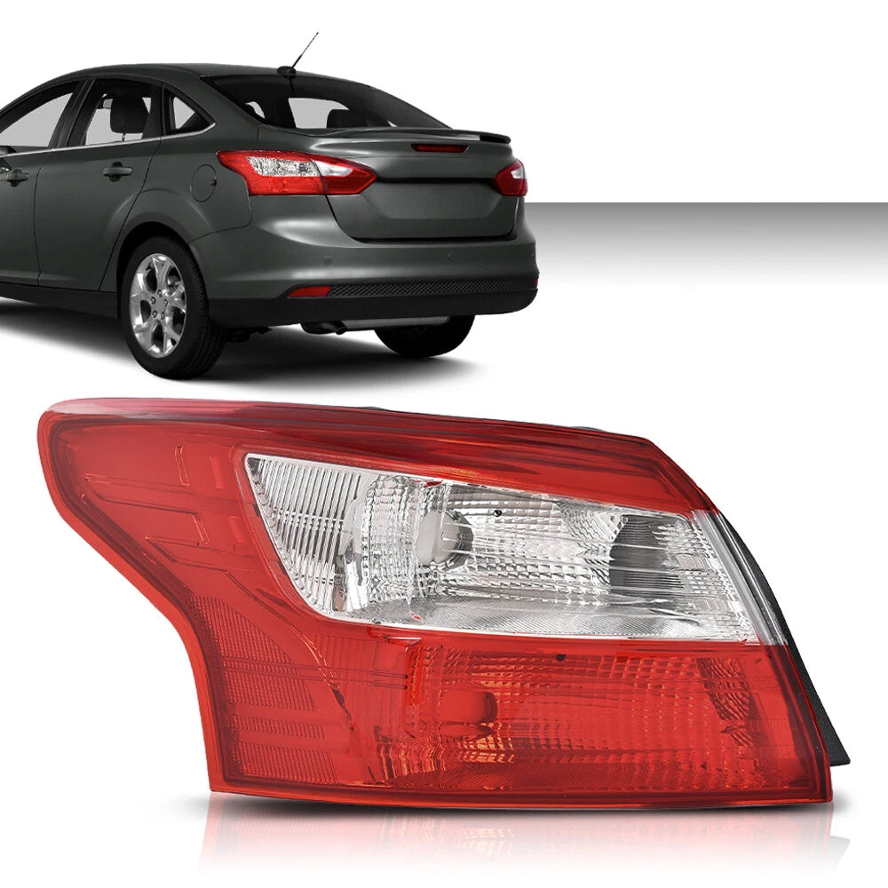 Rear Outer Tail Light Brake Lamp Assembly for Ford Focus (2012–2014)