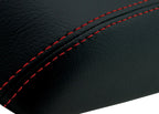 PVC Leather Console Armrest Cover for Honda Civic (1996–2000) Red Stitch