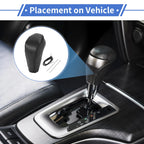 Gear Shift Knob Cover for Chevrolet Cruze (2011–2015) Carbon Fiber Black