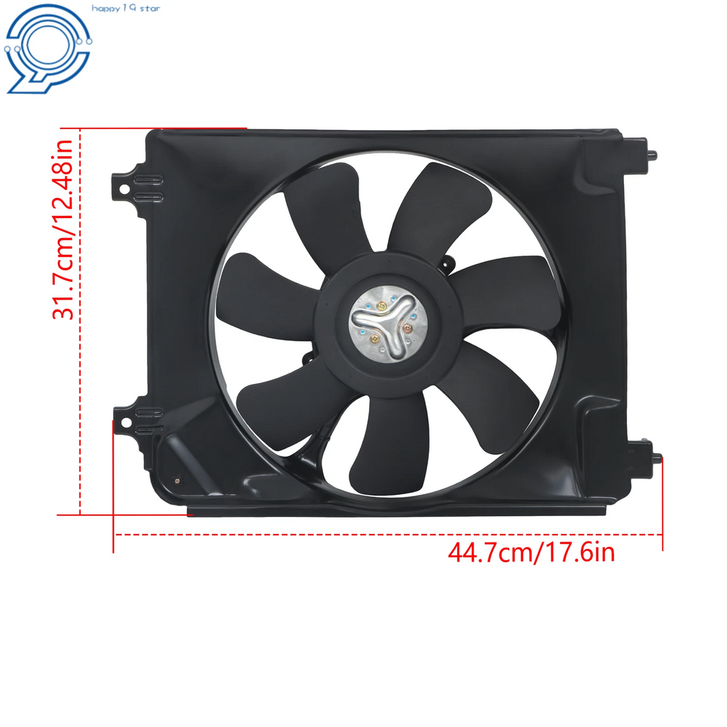 Right Side Cooling Fan Assembly for Honda Civic 1.8L (2006–2011)