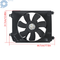 Right Side Cooling Fan Assembly for Honda Civic 1.8L (2006–2011)