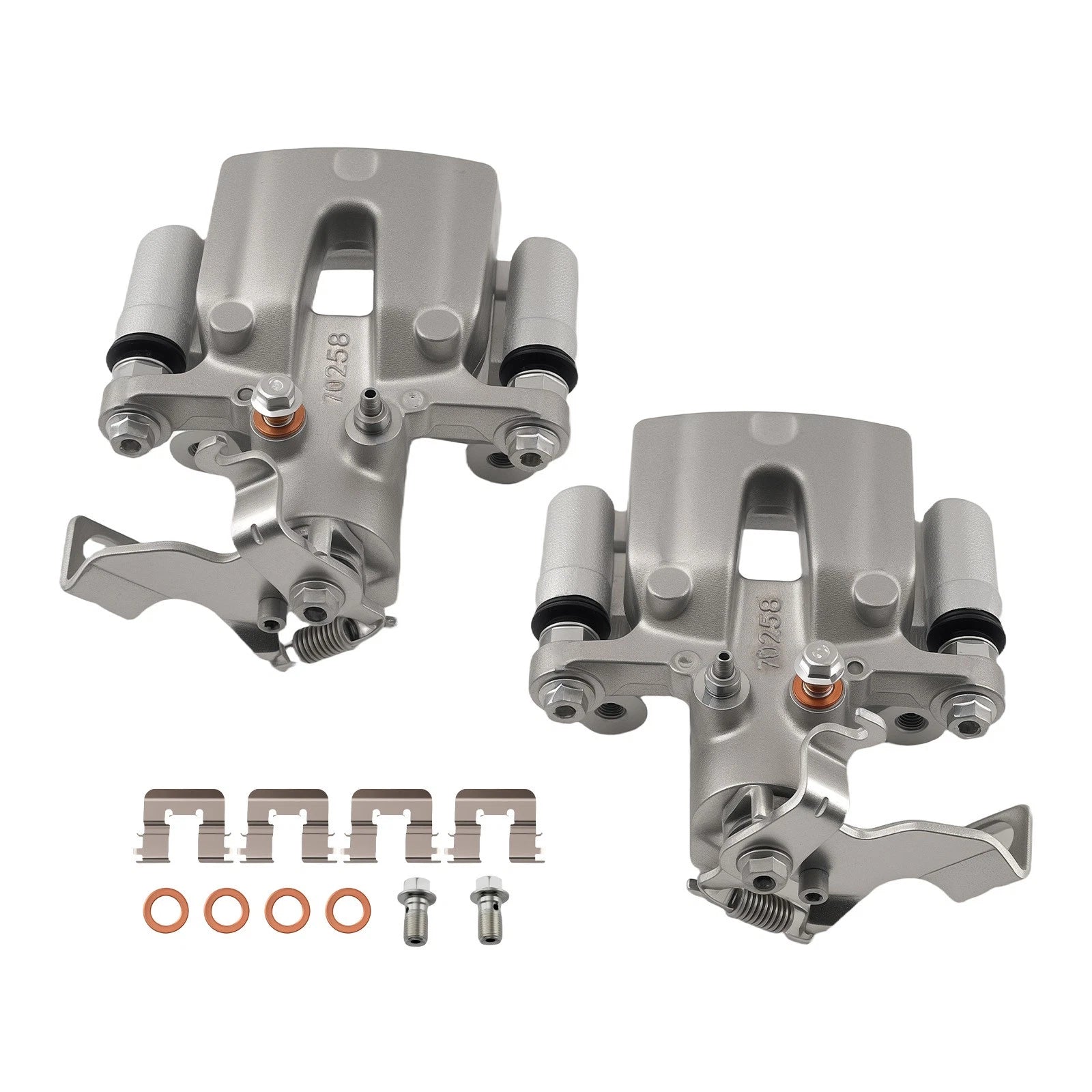 Rear Left & Right Brake Caliper Pair for Kia Soul (2014–2019)