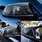 Carbon Fiber Side Mirror Cover Caps for BMW 3 Series M3 (2012-2019)