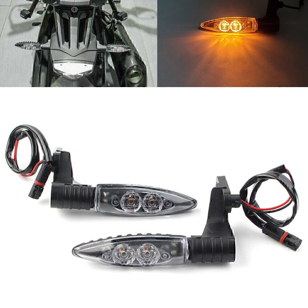 Amber LED Turning Signal Blinker Light for BMW F800 GS/R/S R1200 (2008–2017)