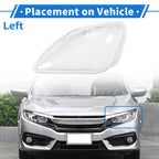 Headlight Lens Cover for Honda CR-V (2005–2006) PC Clear