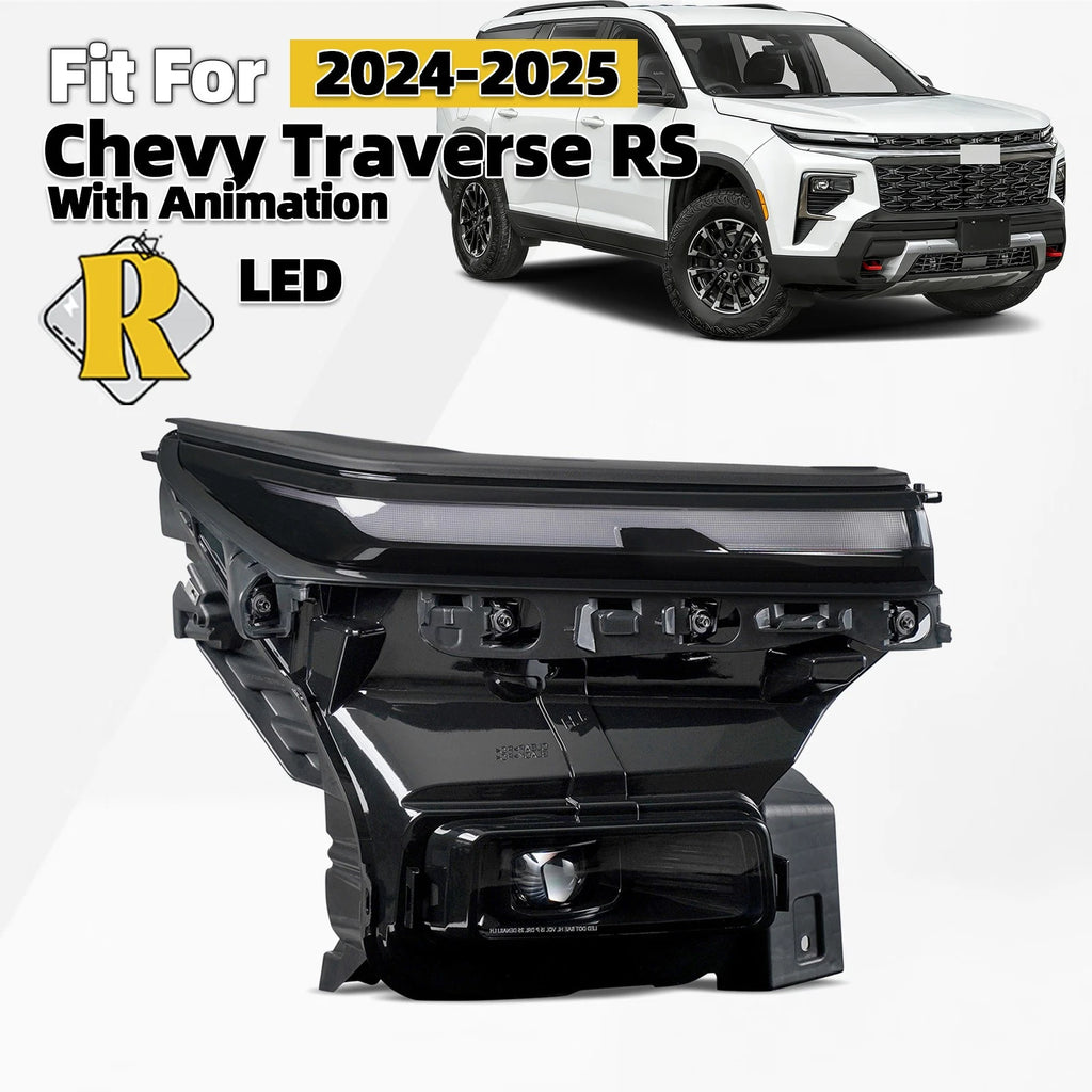 LED Headlight Right Passenger for Chevy Traverse RS (2024–2026)