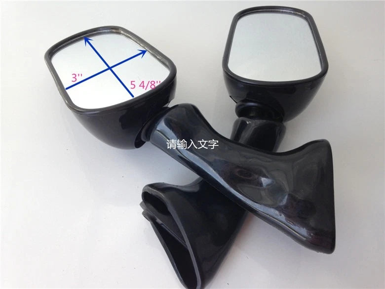 Black Racing Mirrors for Honda CBR 600 F2 F3 (1991–1998) & CBR900RR (1993–1997)