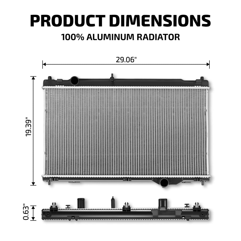 Aluminum Radiator for Lexus IS250 IS350 (2006–2015)