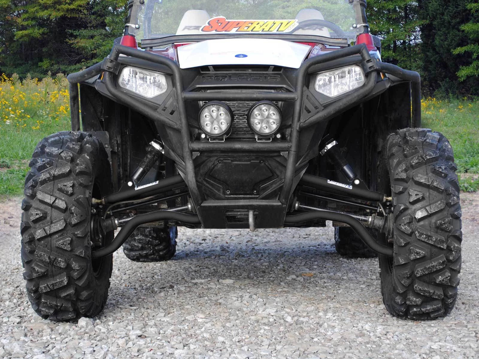 High Clearance A-Arms for Polaris RZR S 800 / 4 800 (2011–2014) - 1.5" Forward, Black