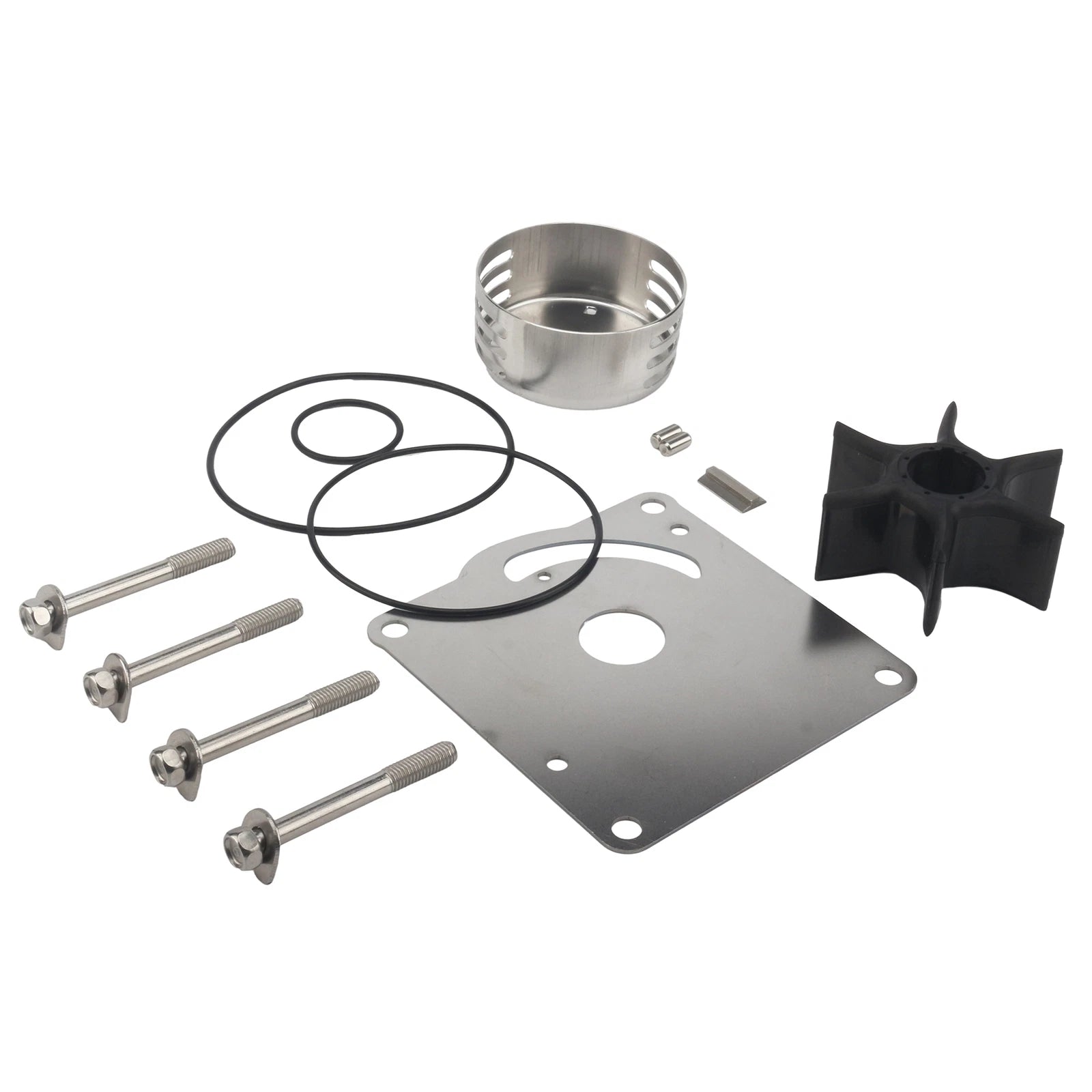 Water Pump Repair Service Kit for Yamaha Outboard (6GR-W0078-00, 6GRW0078, 18-3475)