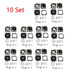 Set of 10 Carburetor Gaskets for Zama C1Q C1U RB-47 Chainsaw