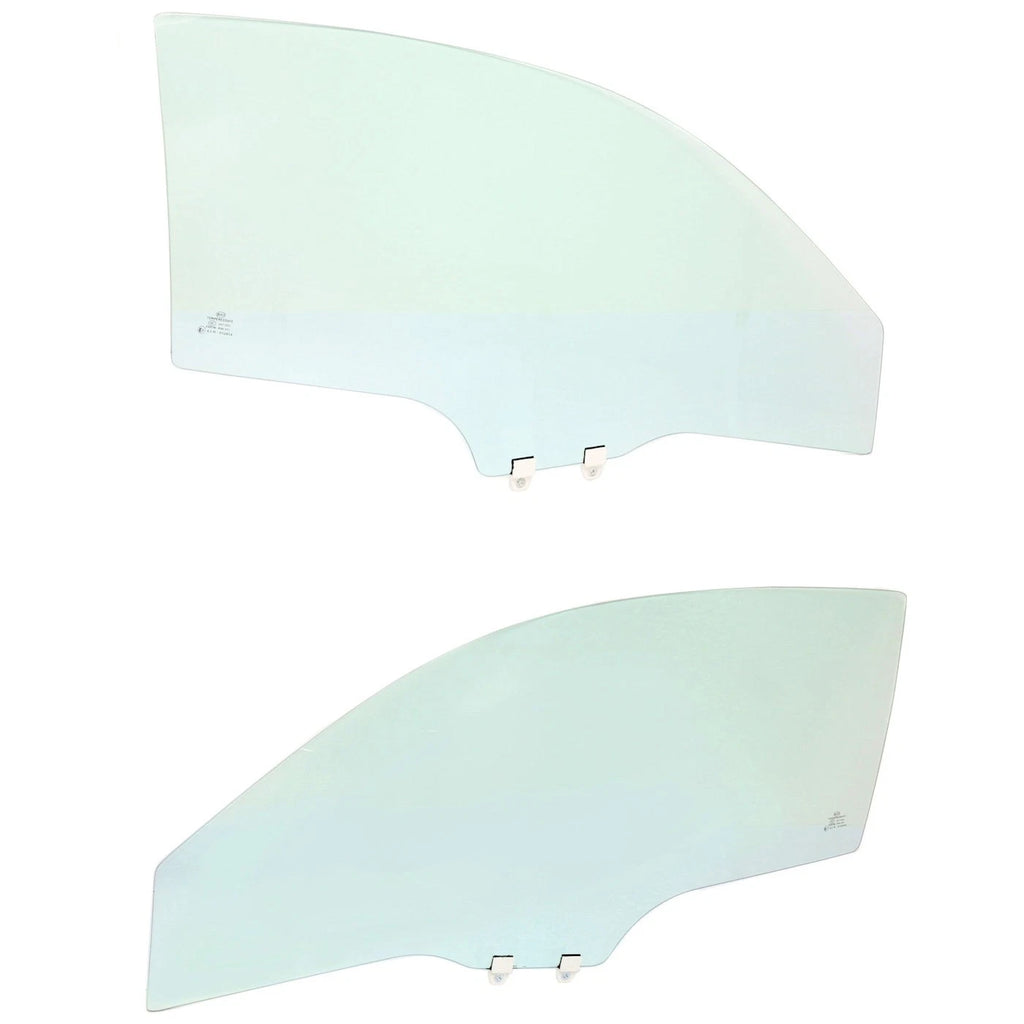 Set of 2 Front Door Glasses for Coupe