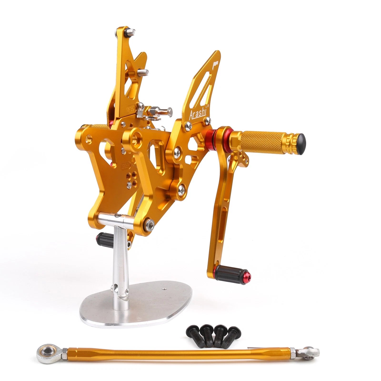 Rearset Rear Set for Kawasaki ZX6R (2005–2006) Gold AV