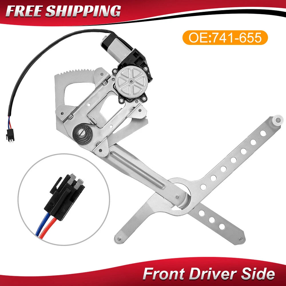 Power Window Regulator with Motor for Chevy GMC C1500 K1500 (1999–2007)