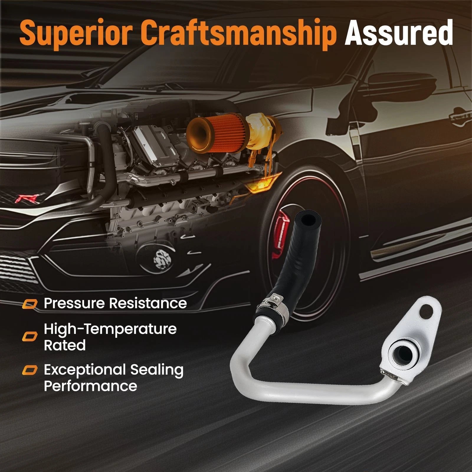 Turbo Coolant Water Line for BMW X4 M40i xDrive35i (2015–2018)