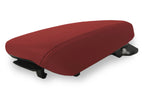 Leather Console Lid Armrest Cover for Hyundai Kona (2018–2020) Red