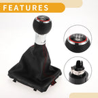 5 Speed Gear Shifter Knob with Cover for Audi A3 (2008–2013)