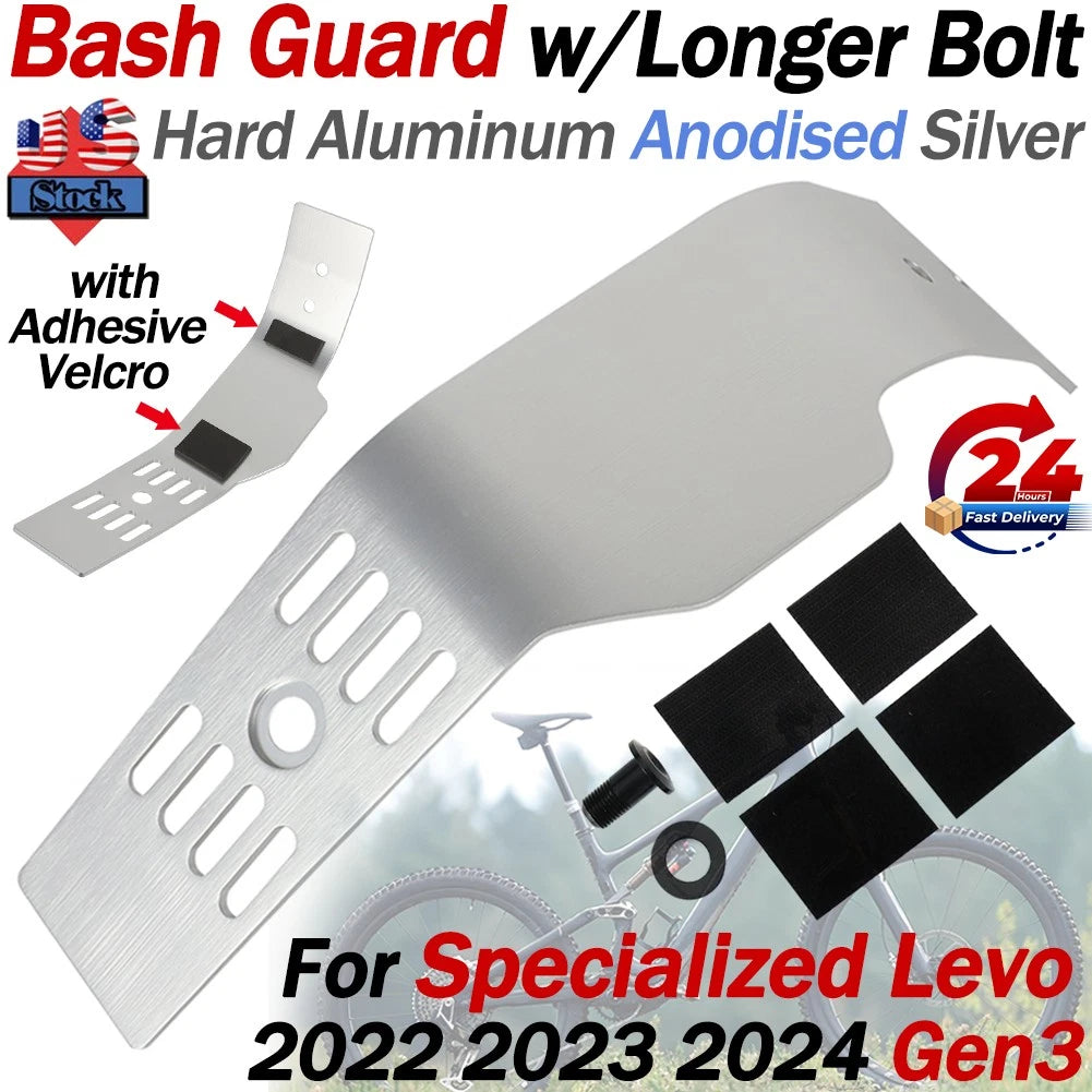 Bash Guard for Specialized Levo (2022–2024) Hard Aluminum & Longer Bolt