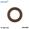 Crankshaft Oil Seal Set of 2 for Yamaha 4T Outboard F 25-50HP (93102-35M47, 93102-43M42)