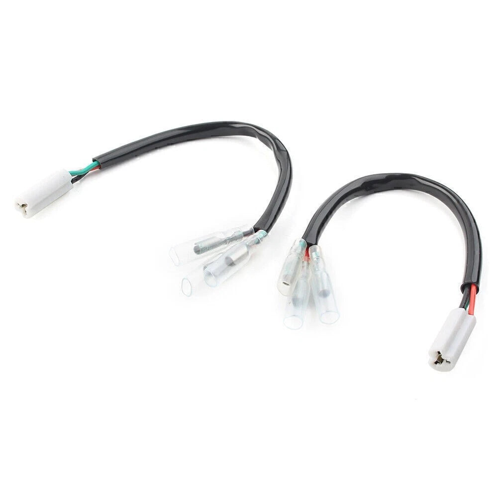 3-Wire Front Turn Signal Splitter Harness Y-Adapter for Yamaha R1/R3/R6/FZ07/FZ09 (2000–2023)