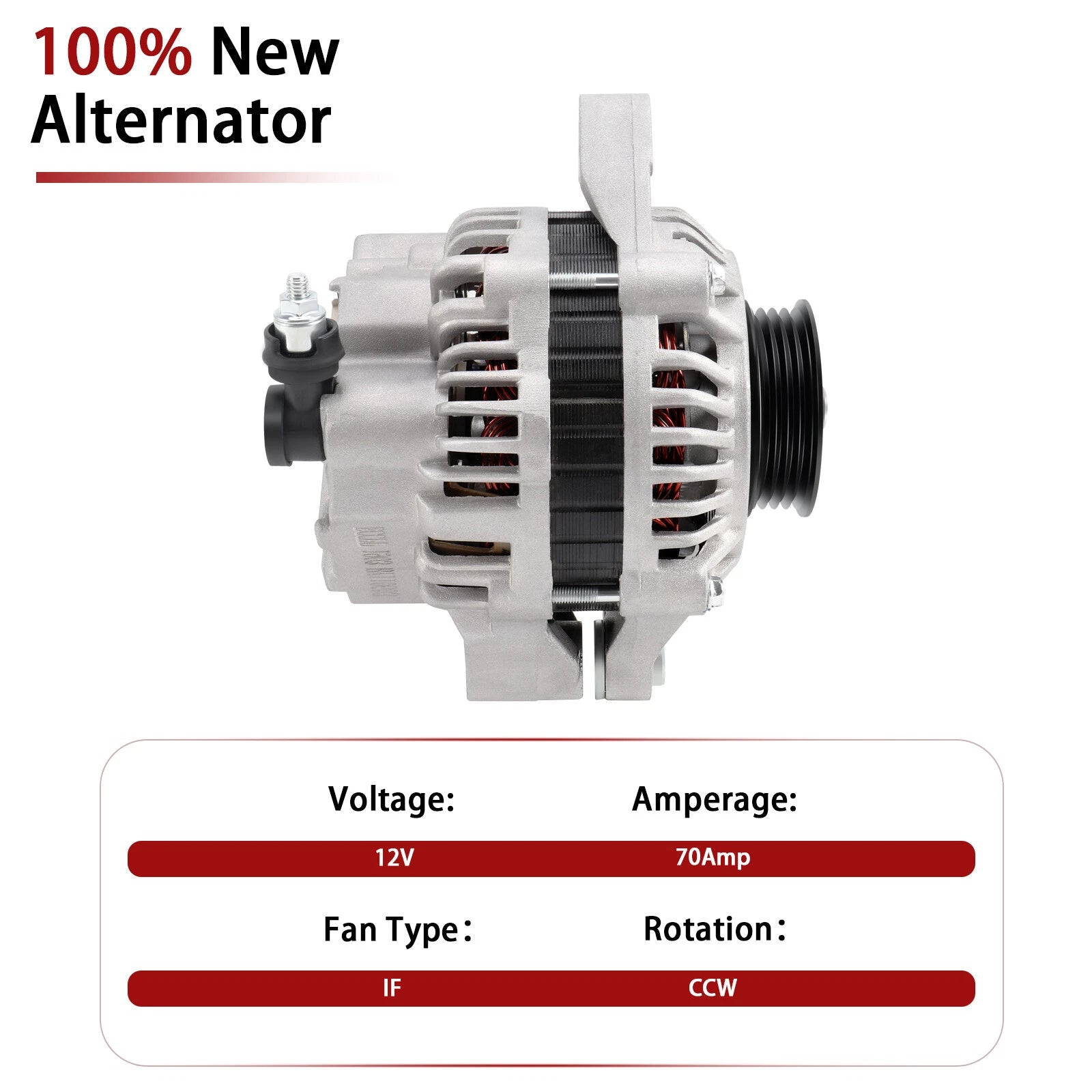 High Output Alternator for Honda Civic Acura EL (2001-2005)