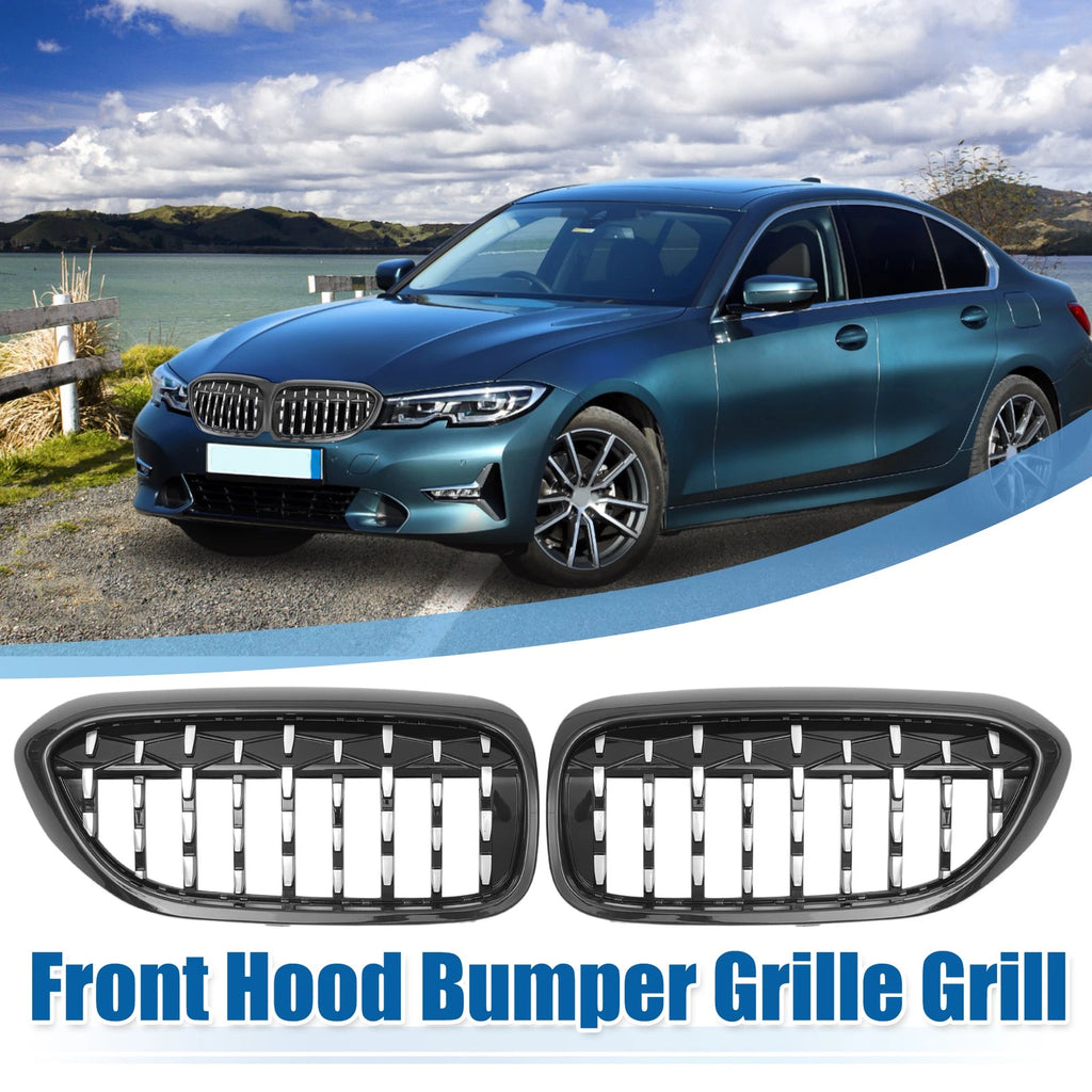 2X Front Hood Bumper Grille for BMW 530e 530i 540d 540i xDrive (2017–2023)