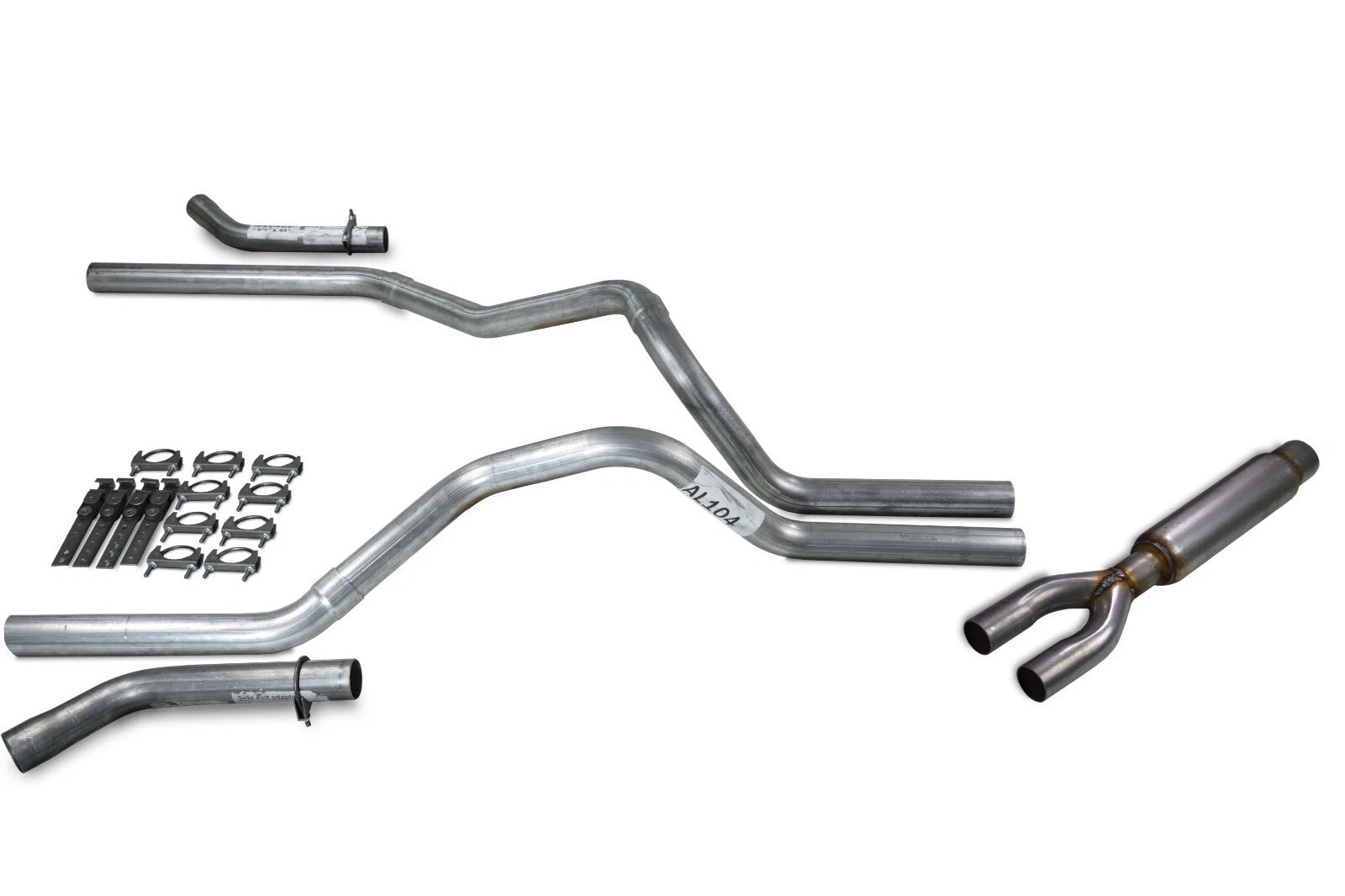 2.5" Dual Exhaust Kit for Dodge Ram 1500 (2009–2018) Glasspack Corner Exit