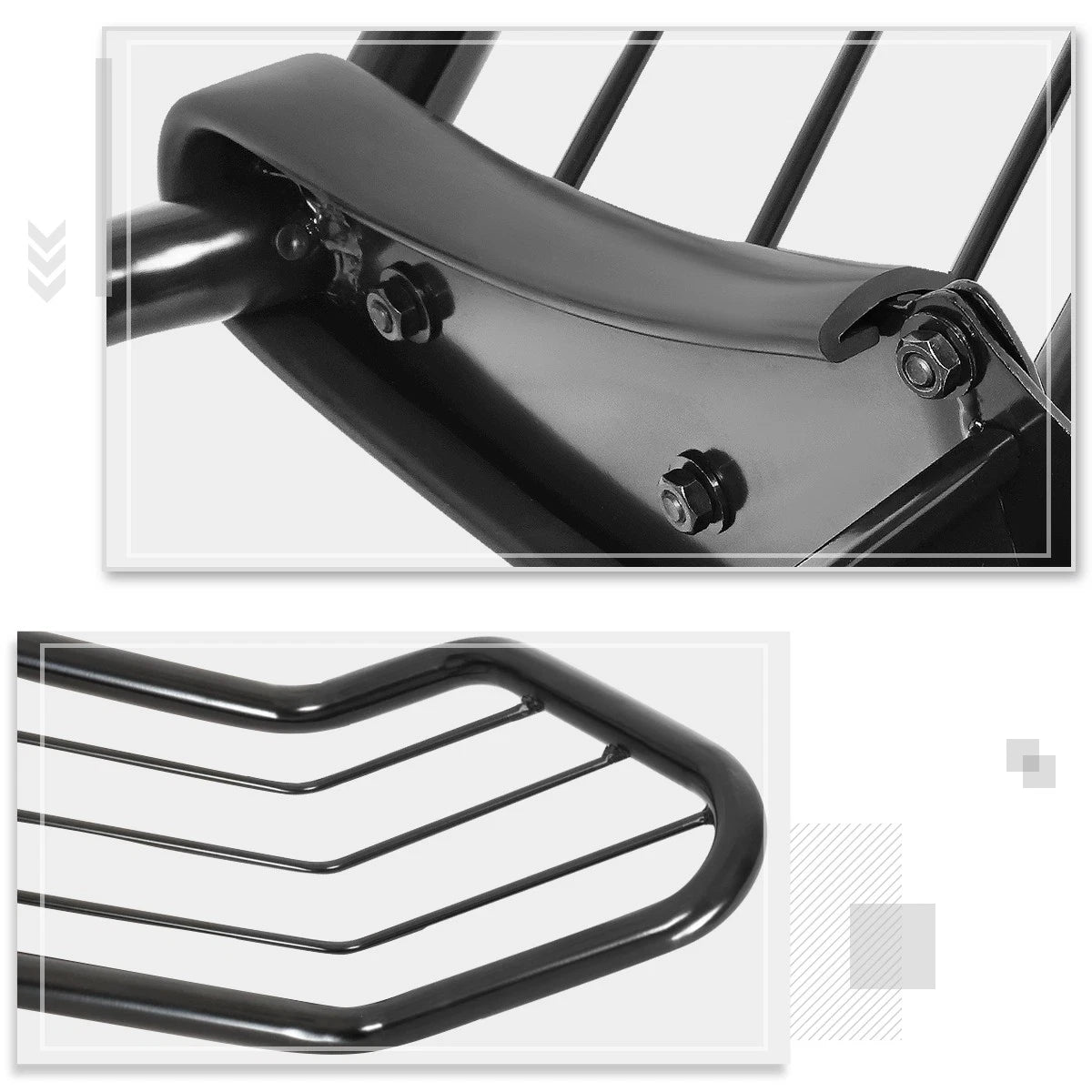 Front Bumper Brush Grille Guard for Ram 2500/3500 (2010–2018) Black