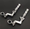 Chrome Foot Peg Clamp for Honda GoldWing VTX1300 Shadow Valkyrie (1")